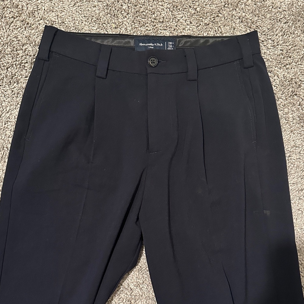 Abercrombie & Fitch Navy Dress Pants